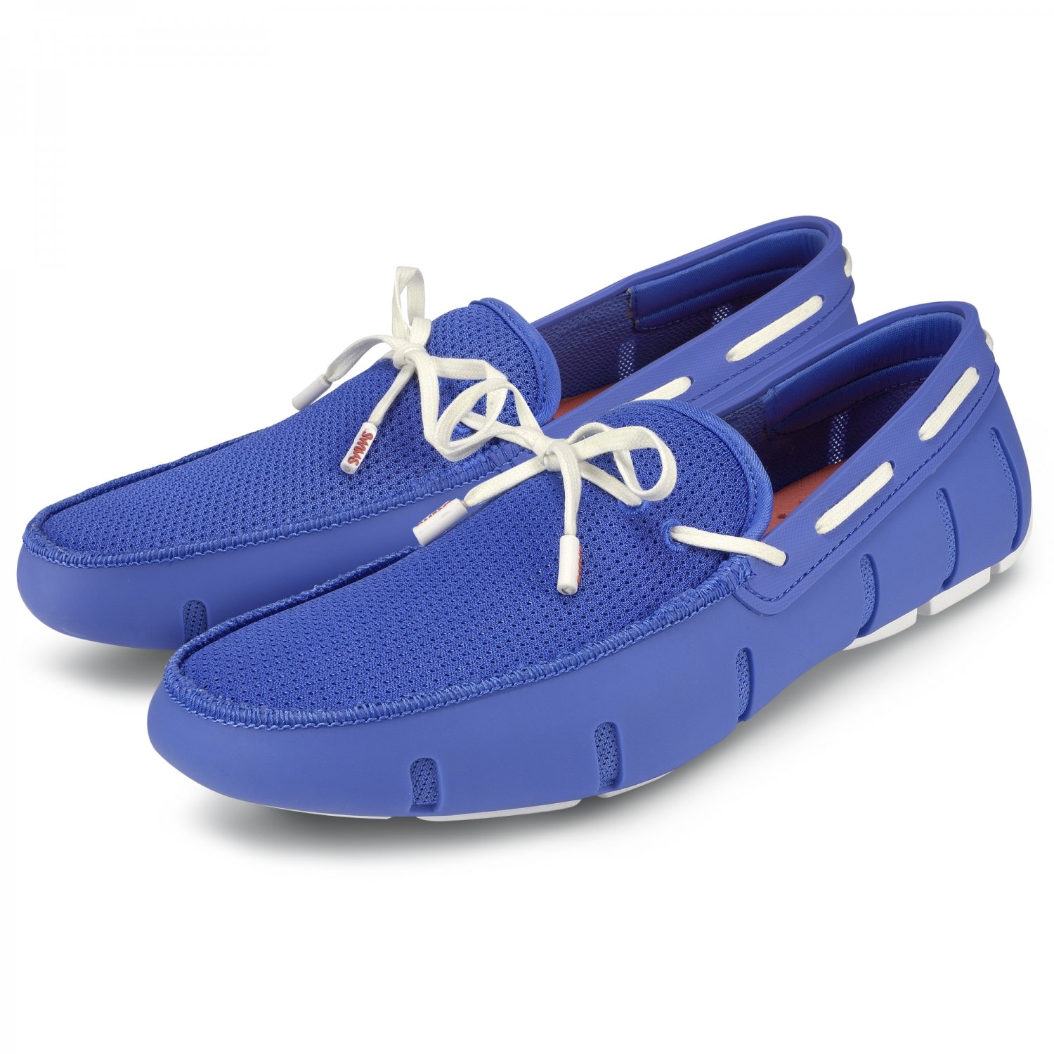 Мокасины мужские Loafer Lace Blue White - купить в интернет-магазине Odensya.ru