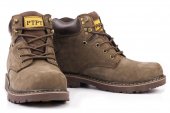 Тимберленды мужские, шоколадные, PTPT Fashionable Shoes вид:1
