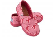 Купить Слипоны детские Classics Butterfly Pink Canvas Tiny Toms Toms
