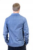 Рубашка швейная с наушниками и гарнитурой,синий DT12630NVYB9999A, hoodiebuddie вид:3